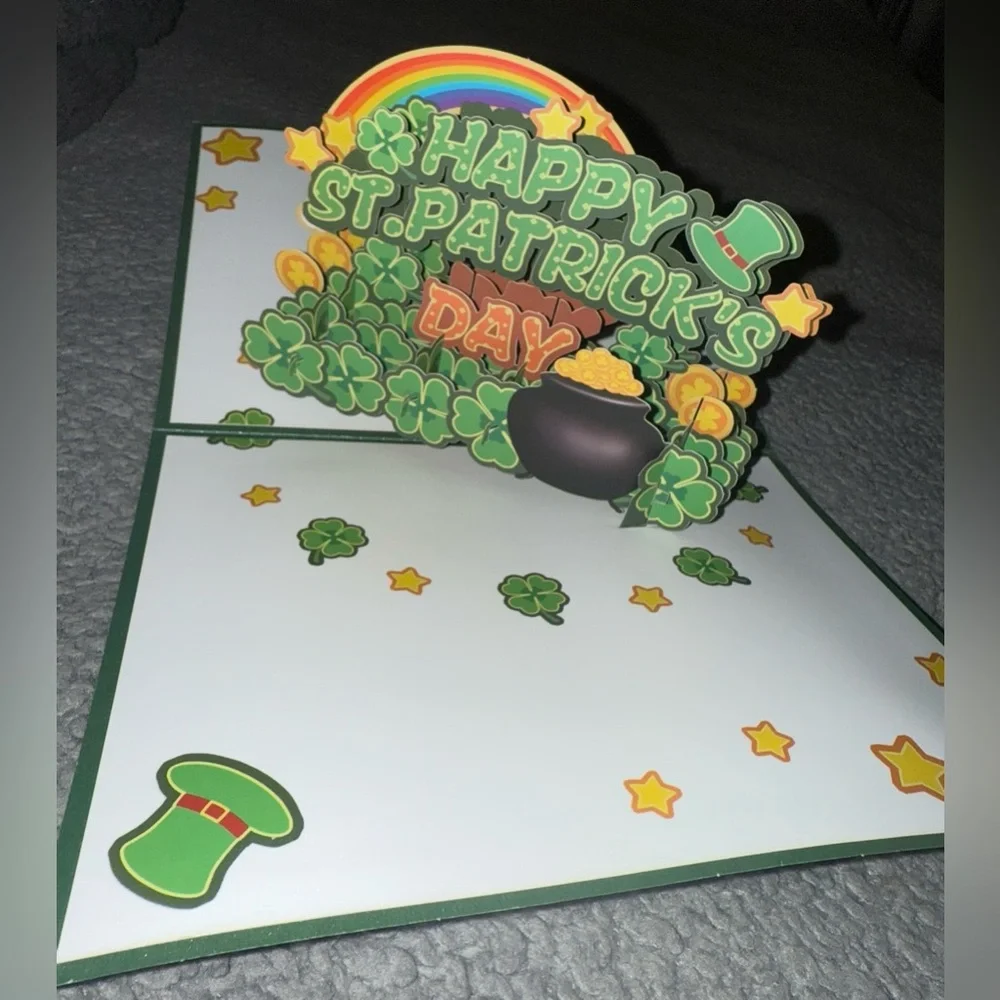$5 St. Patrick's Day Pop-Up Card New. $5 WHEN BUNDLED WITH 3 OR MORE ITEMS
